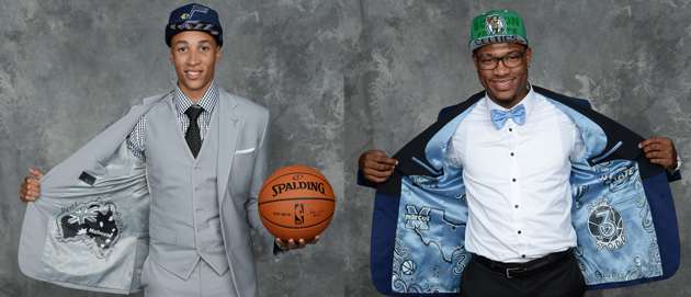 Custom jackets were all the rage at the 2014 NBA draft.